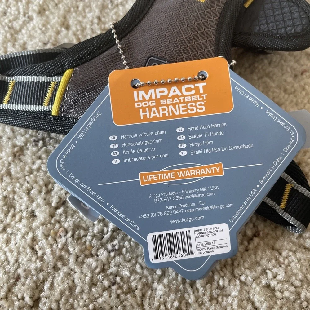 Impact Dog Seatbelt Harness by Kurgo For Small Dogs